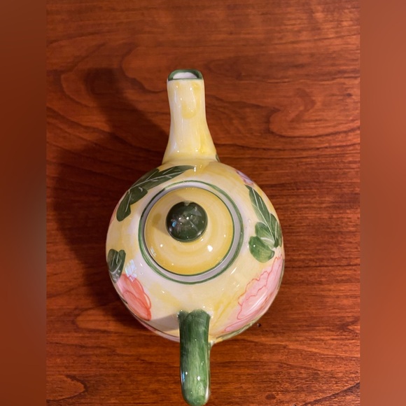 Teapot Vintage miniature floral ceramic in excellent condition Andrea by, Sadek - Picture 8 of 14